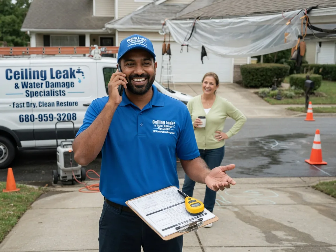 Ceiling Leak Cleanup Mangum, OK FAQs